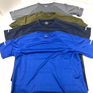 Champion Men's Short Sleeve T-Shirt Set - Blue, Gray, Green, Black
